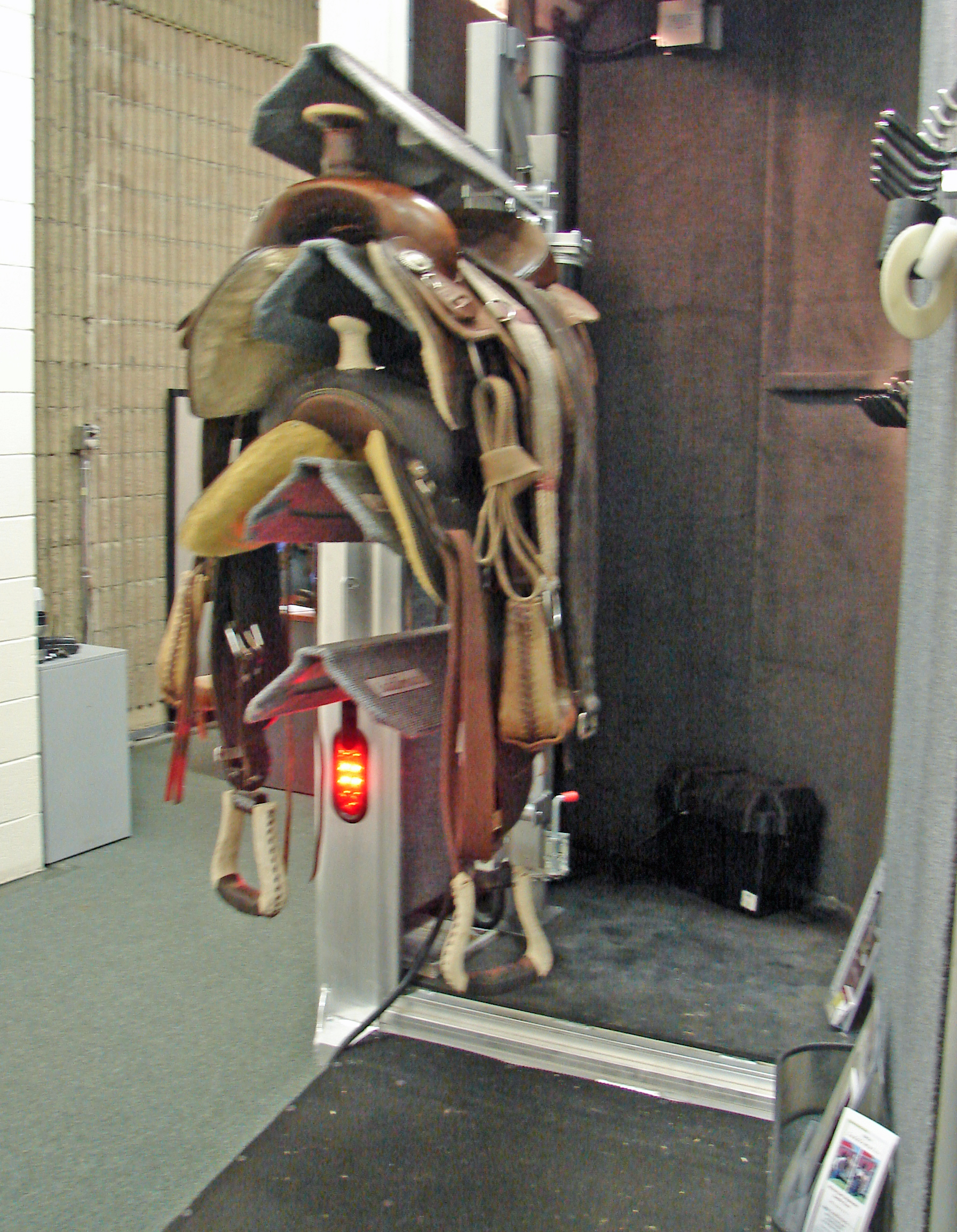 thumbnail image 2 of Saddle Boss 4-Saddle Rack – The Ultimate Free-Standing Saddle Rack For Tack Rooms 2 of 6