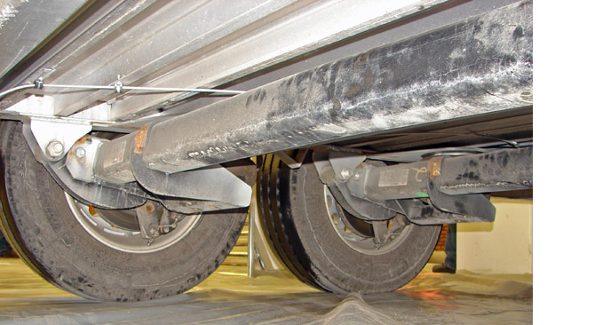 Ultimate hybrid Trailer Axle torsion/air