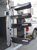 Saddlematic trailer powered saddle rack