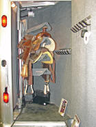 Saddlematic trailer powered saddle rack