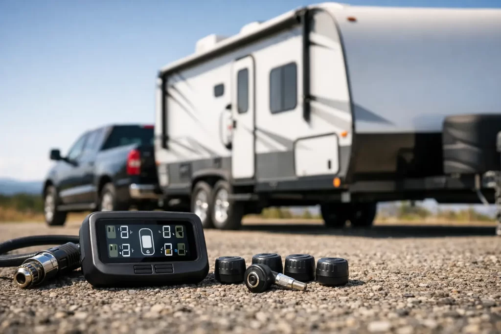7 Best Trailer Tire Pressure Monitors Pickup truck towing advice reviews accessories and safety tips 7 Best Trailer Tire Pressure Monitors
