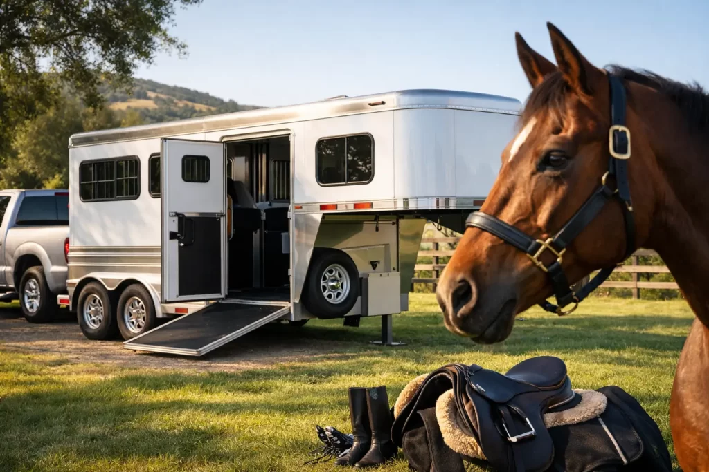 Horse Trailer Reviews That Help You Buy Right Pickup truck towing advice reviews accessories and safety tips Horse Trailer Reviews That Help You Buy Right