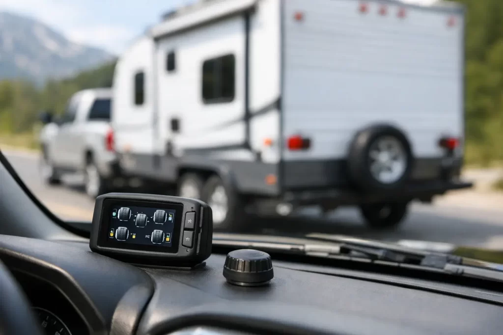 Tuson Tire Pressure Monitor for Trailers Pickup truck towing advice reviews accessories and safety tips Tuson Tire Pressure Monitor for Trailers