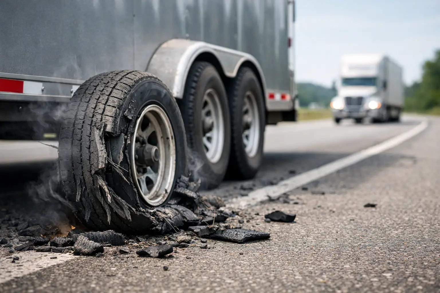 What Causes Trailer Tire Blowouts?