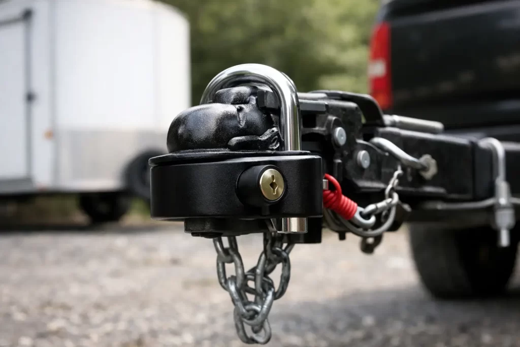Best Trailer Hitch Lock for Real Security Pickup truck towing advice reviews accessories and safety tips Best Trailer Hitch Lock for Real Security