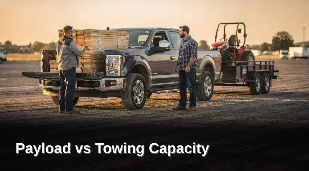 v561815section0herotextwebp Pickup truck towing advice reviews accessories and safety tips A trucks payload capacity refers to the maximum amount of weight a driver can safely